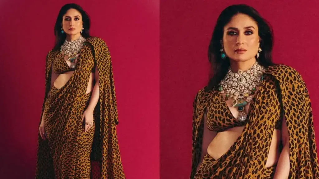 Kareena Kapoor Khan just roared in a Sabyasachi Leopard print saree and we’re obsessed
